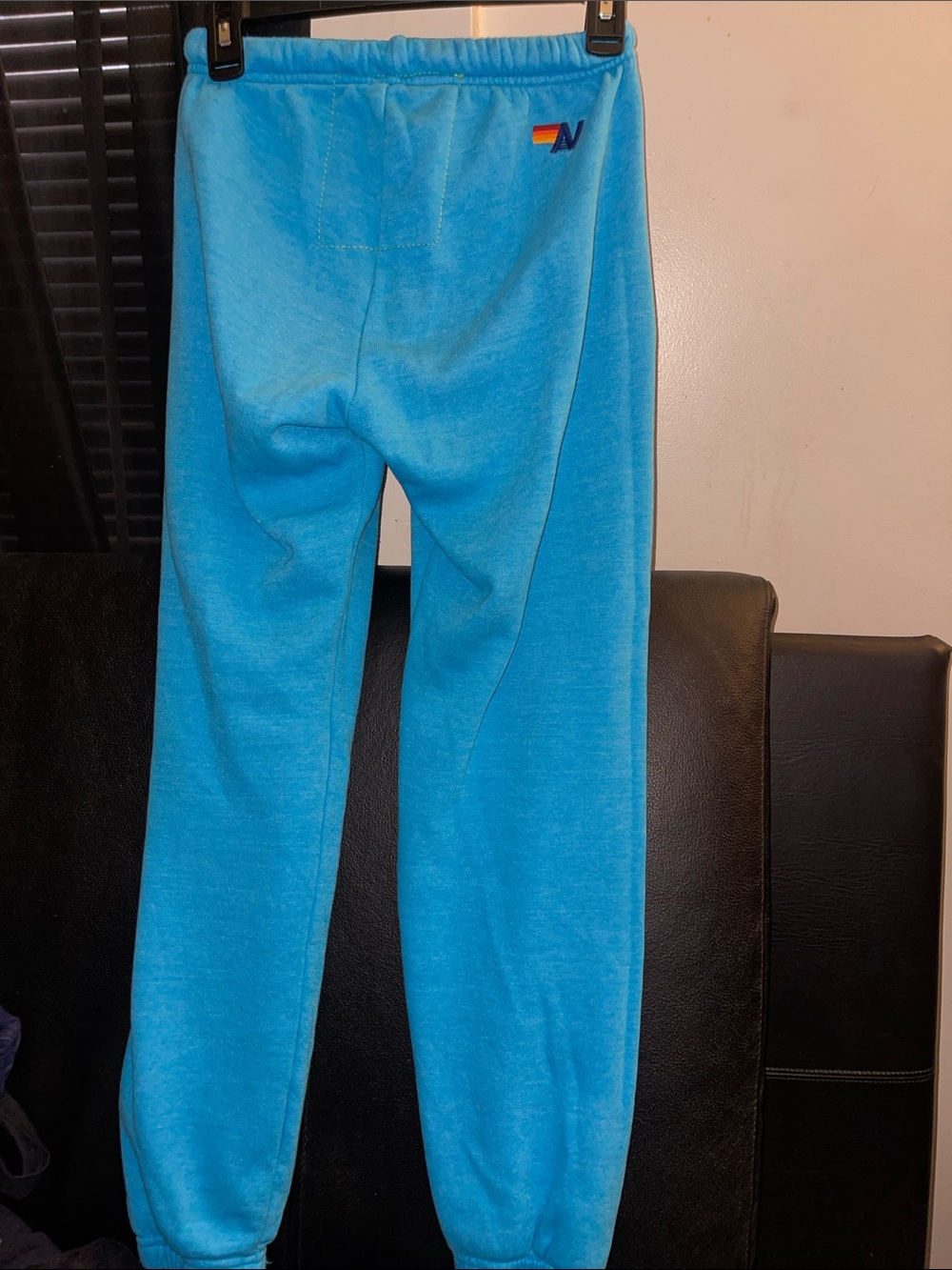 Aviator Nation Women's Blue Sweatpants Size Xs Neon Blue — image 3 of 8
